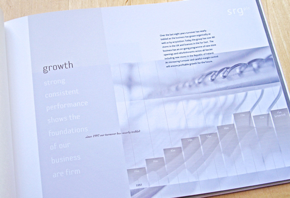 brochure page design - Growth